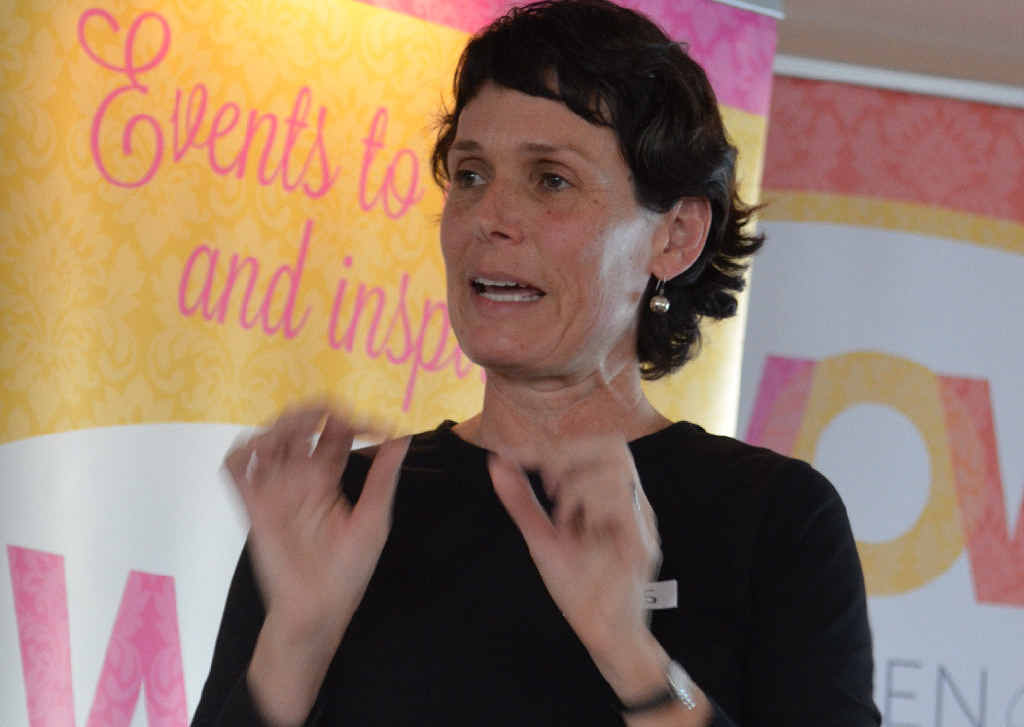 INSPIRING IDEAS: Guest speaker Emma Yates talked domestic violence and gender equality at the Community Network of Warwick breakfast last week.